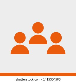Goup people icon. Vector web design