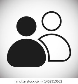 Goup people icon. Vector web design