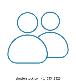 Goup people icon. Vector web design