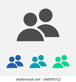 Goup people icon. Vector web design