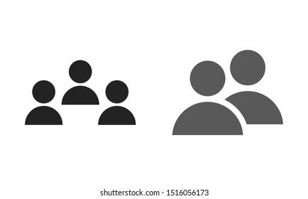 Goup people icon. Vector web design