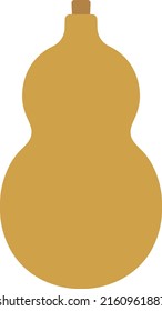 A Gourd Isolated Vector Icon.