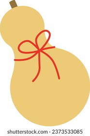 Gourd, ein Vertreter von Glück Charme gefärbt