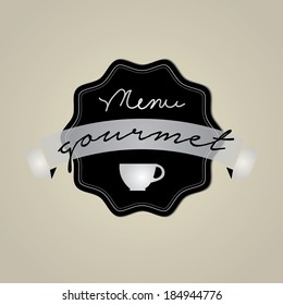 gourmet frame vector, EPS 10 