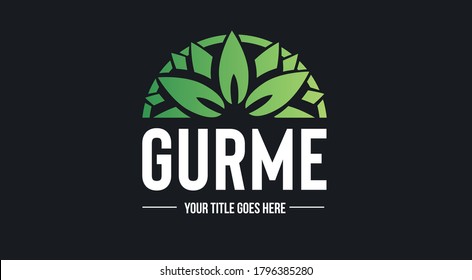 Gourmet Organic Food Logo Vekcot