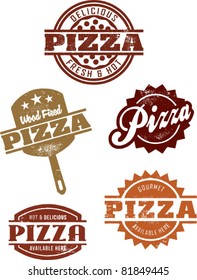 Gourmet Pizza Stamps