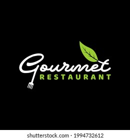 gourmet restaurant vector logo design