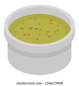 Gourmet sauce icon. Isometric of gourmet sauce vector icon for web design isolated on white background