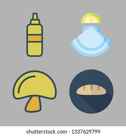 gourmet vector icon set