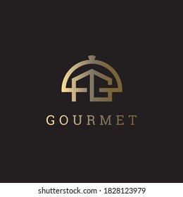 Ilustración vectorial Gourmet. Icono de Gourmet. Ilustración de Gourmet