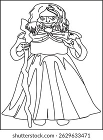 Gouts Coloring Page For Kids And Adults.