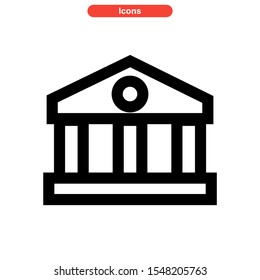 goverment icon isolated sign symbol vector illustration - high quality black style vector icons
