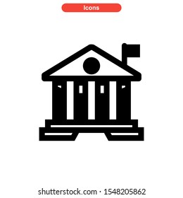 goverment icon isolated sign symbol vector illustration - high quality black style vector icons
