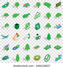 Goverment icons set. Isometric style of 36 goverment vector icons for web for any design