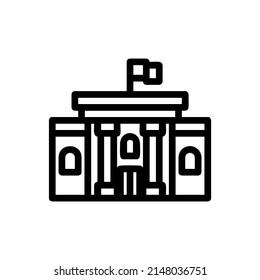 goverment vector icon. goverment sign on white background. goverment icon for web and app