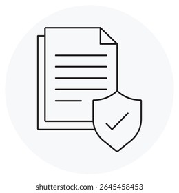 Ícone Governança de dados, Dominando a governança de dados Construindo confiança através do controle e da conformidade, Estrutura de governança de dados Protegendo a integridade, a privacidade e o acesso, vetor