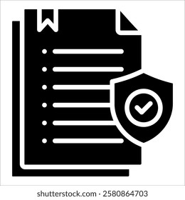 Governance Document Icon Element For Design