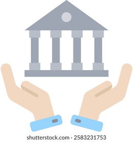 Governance Icon Element For Design