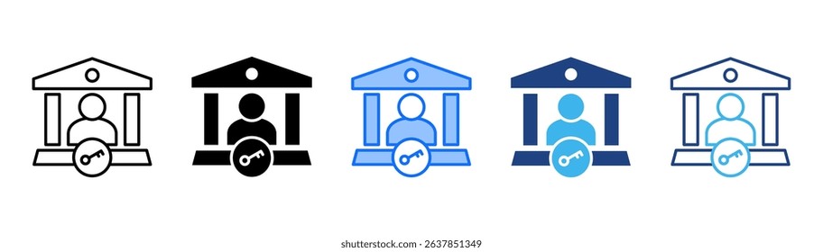 Governance Icon Set With Multiple Style For Design