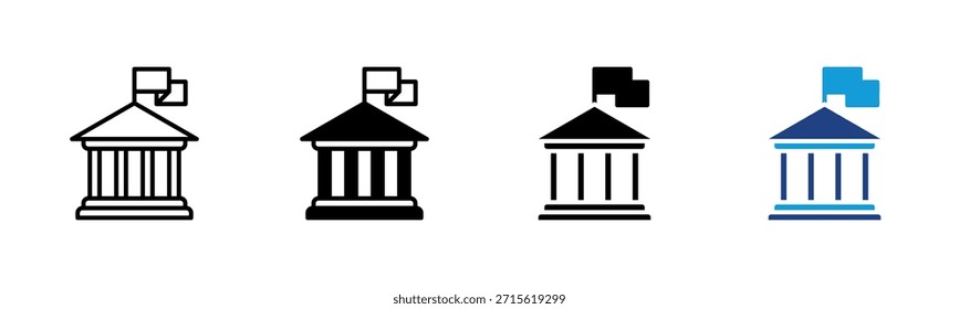 Governance-Symbolsatz - mehrere Stilkollektionen