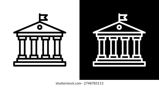 Governance Icon Set Vector Collection Isolated In Black And White