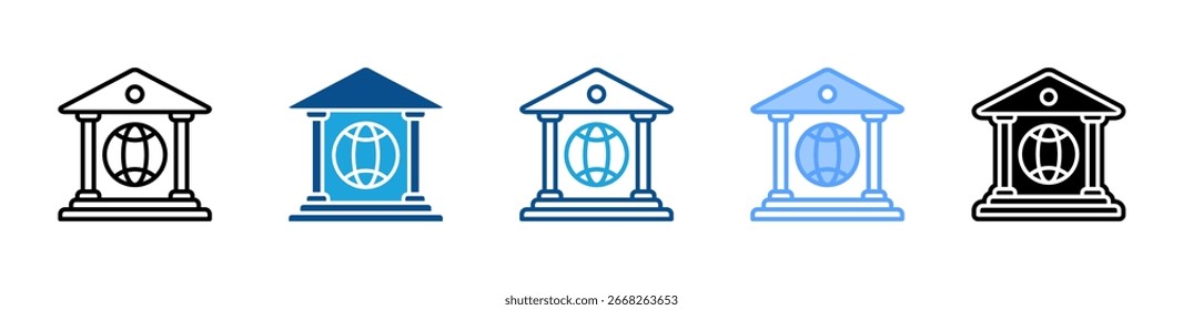Governance icon sheet multiple style collection