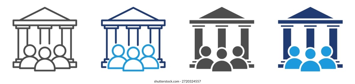 Governance-Symbolblatt - Mehrfachstil