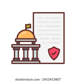 Governance  icon in vector. Logotype
