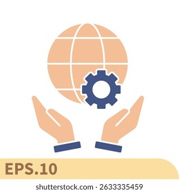 Iconos de gobernanza de TI Elementos de Vector de símbolos para Web de infografía