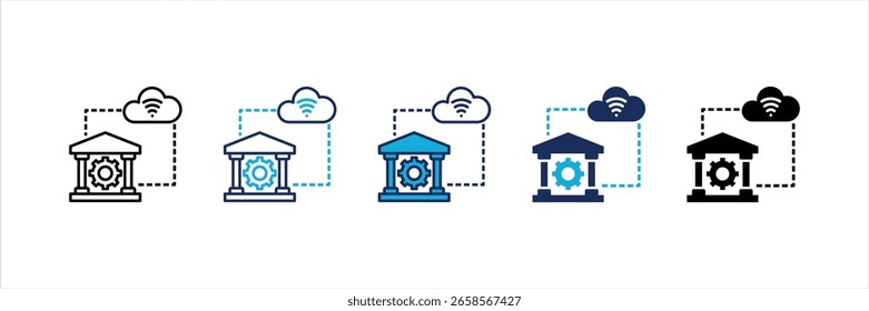 It Governance Multi Style Icon Set