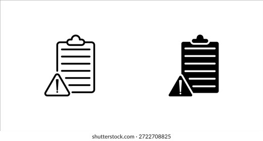 Gobernanza, conjunto de iconos de riesgo. Elemento de icono de proyecto de datos generales para concepto móvil y App de Web. Ilustración vectorial sobre fondo blanco