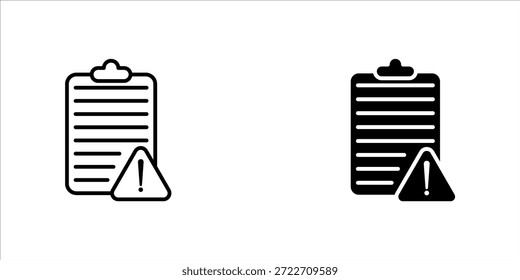 Gobernanza, conjunto de iconos de riesgo. Elemento de icono de proyecto de datos generales para concepto móvil y App de Web. Ilustración vectorial sobre fondo blanco