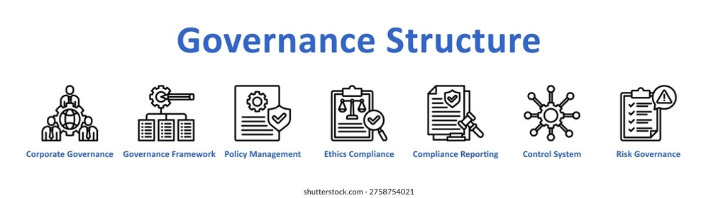 Governance Structure Web Banner Icons and Collections