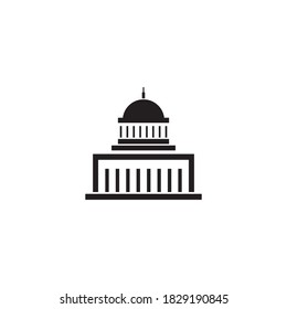 government building vector icon design template