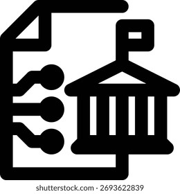 Gobierno, Ciencia de datos, Icono de contorno de aplicación