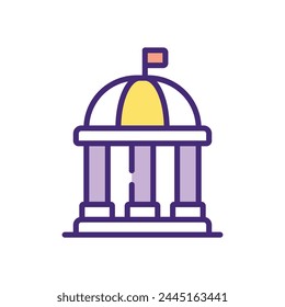 Government icon design vector stock