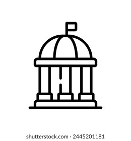 Government icon design vector stock