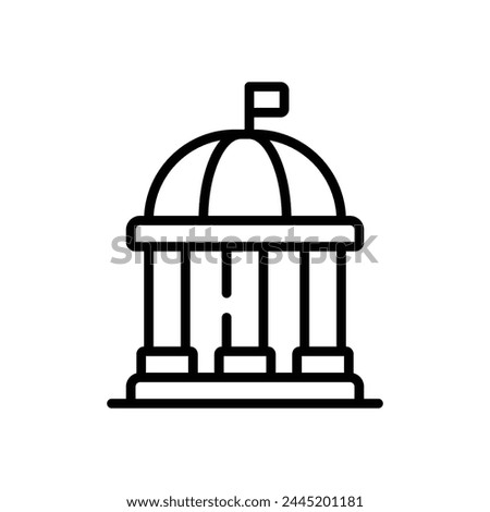 Government icon design vector stock