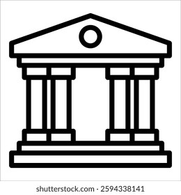 Government Icon Element For Design