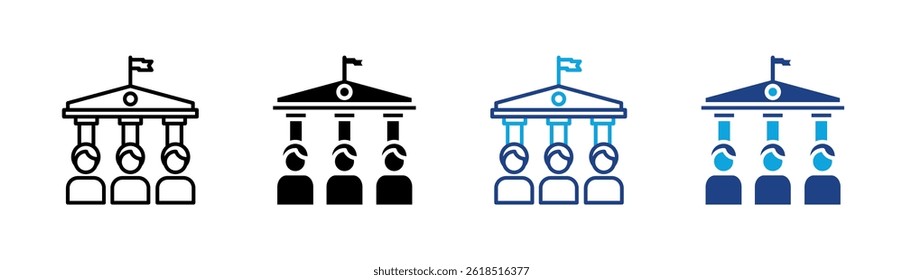 Government Icon Element For Design