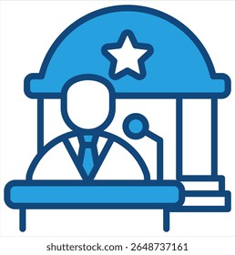 Elemento de icono de gobierno para diseño