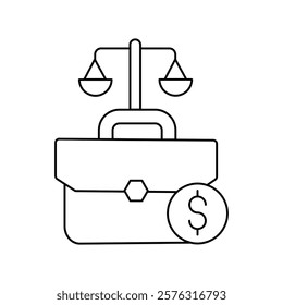 Government icon with white background vector stock illustration