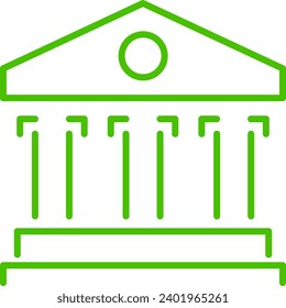 government line icon symbol illustration