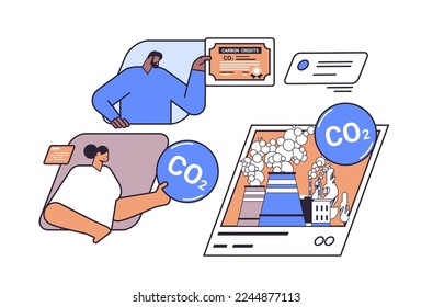 Government payment for burning fossil fuels and make dioxide air pollution carbon tax and CO2 emissions