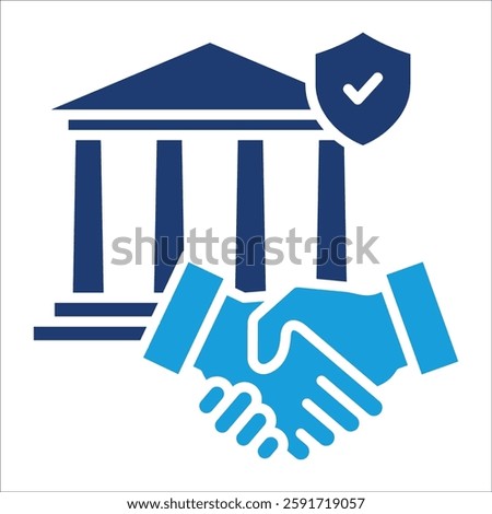 Government Relations Icon Element For Design