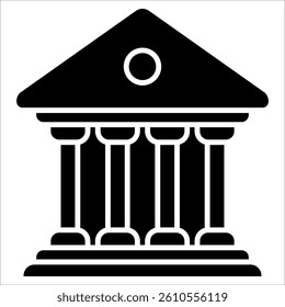 Government Simple Icon Vector Illustration Concept