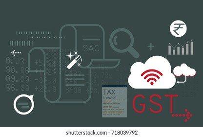 Government Tax - GST Compliance  - Illustration