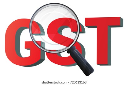 Government Tax - Review GST - Illustration