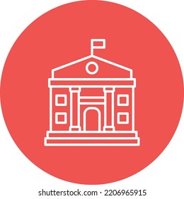 Government vector icon. Can be used for printing, mobile and web applications.