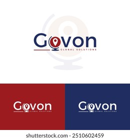 Govon logo design. Adobe Illustrator new logo creation 2024.